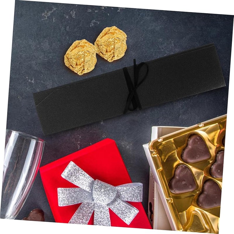 Cabilock 6pcs Black Empty Truffle Candy Boxes For Chocolates Storage And Presentation - Image 4